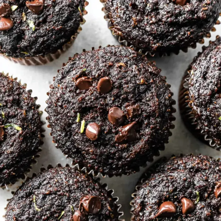 Decadent Chocolate Zucchini Muffins – Gluten Free Delight!