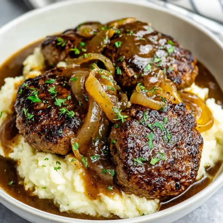 The Ultimate Guide to Hamburger Steaks with Onion Gravy