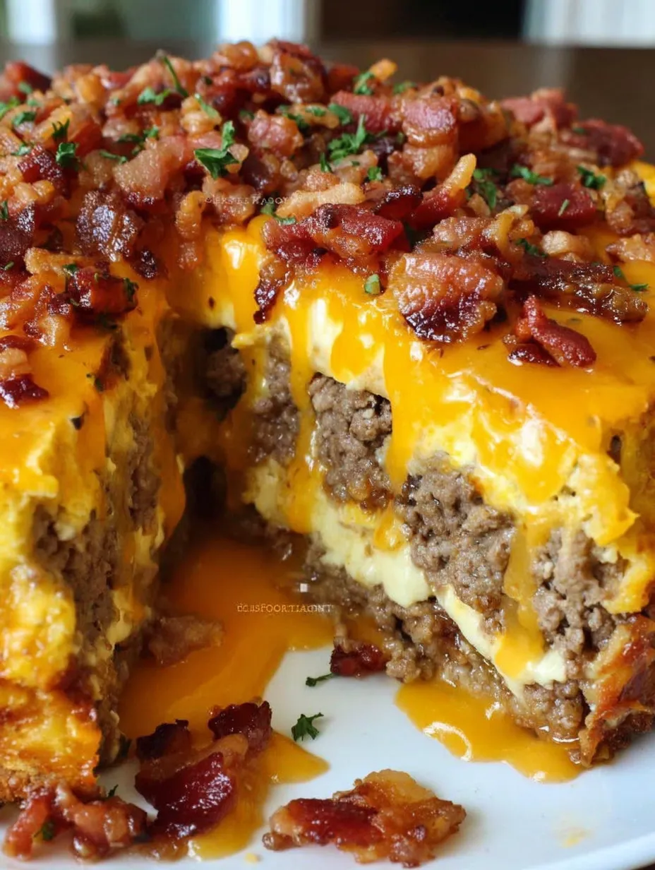 Bacon Cheeseburger Pie: A Carnivore Diet Favorite image 1