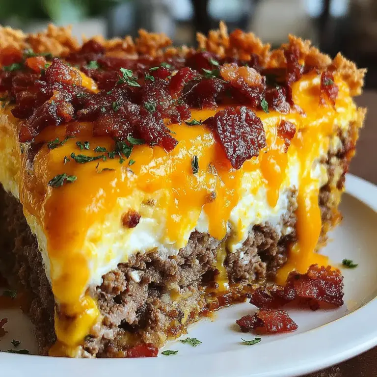 Indulge in the Ultimate Bacon Cheeseburger Pie: A Carnivore Diet Favorite