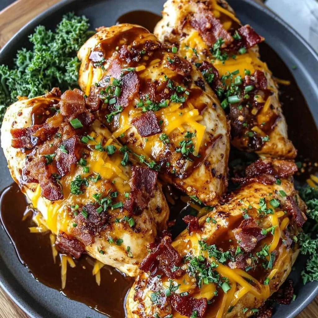Cowboy BBQ Bacon Cheddar Chicken: A Smoky, Cheesy Delight