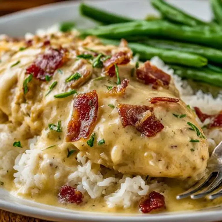 Easy Smothered Chicken Bacon